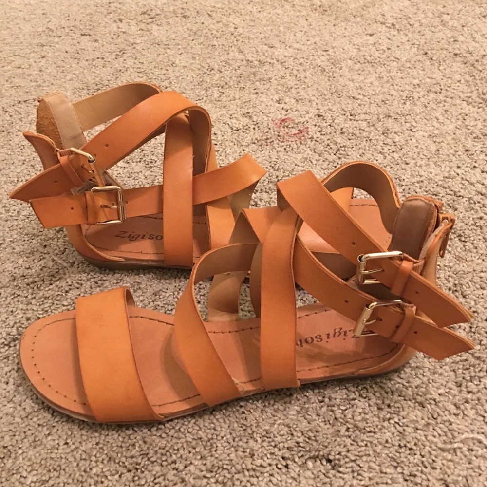 Criss Cross Ankle Sandals